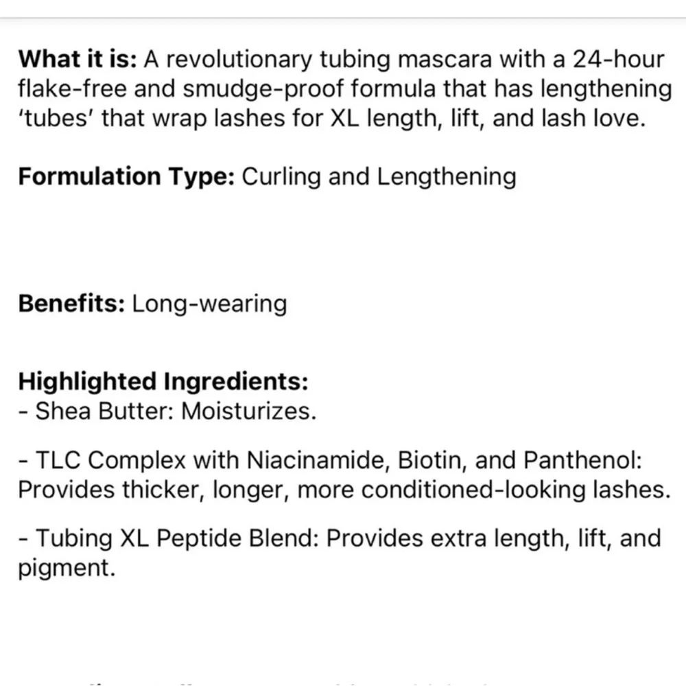 $5 🌙‎ Tarte Tartelette Tubing Mascara 🆕